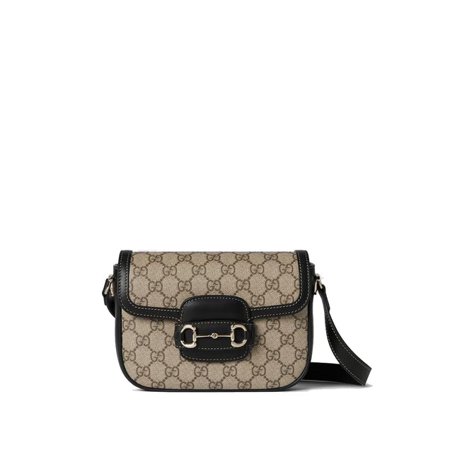 GG Sac bandoulière souple GG Horsebit 1955, petit modèle