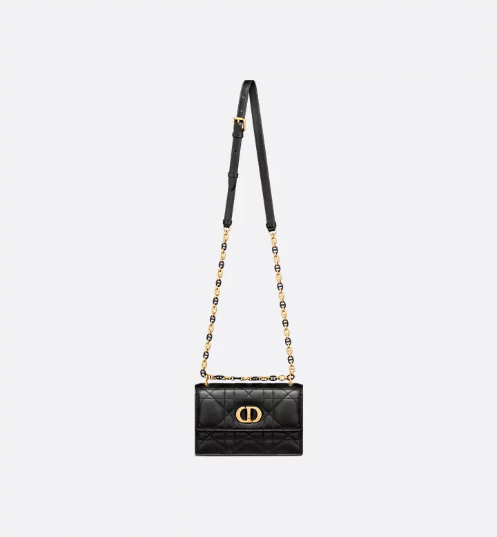 Diôr Mini sac Miss Caro
d'agneau Macrocannage noir