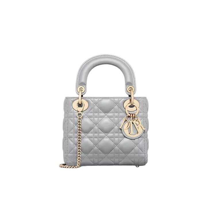 Sac Ladÿ Dior Mini
Cuir d'agneau Cannage perlé gris opalin