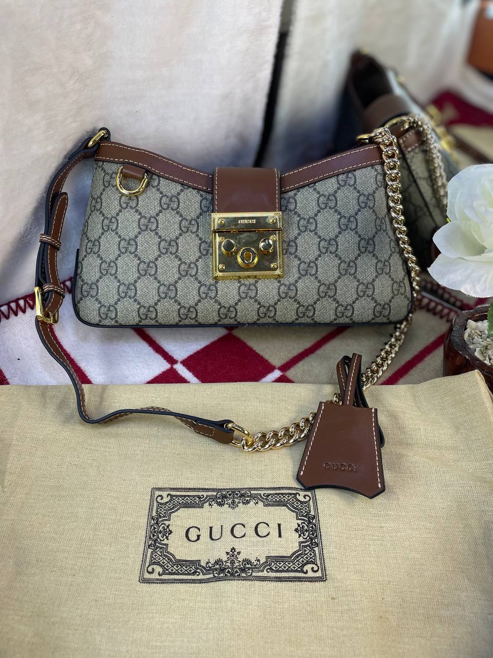 GG Petit sac bandoulière cadenas