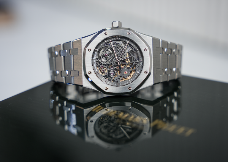 Audemars Piguet Royal Oak Openworked 39mm Steel Skeleton Dial 15305ST