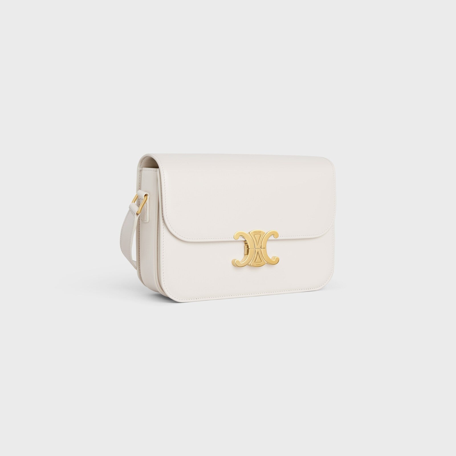 Cêlinë CLASSIQUE TRIOMPHE BAG IN shiny calfskin