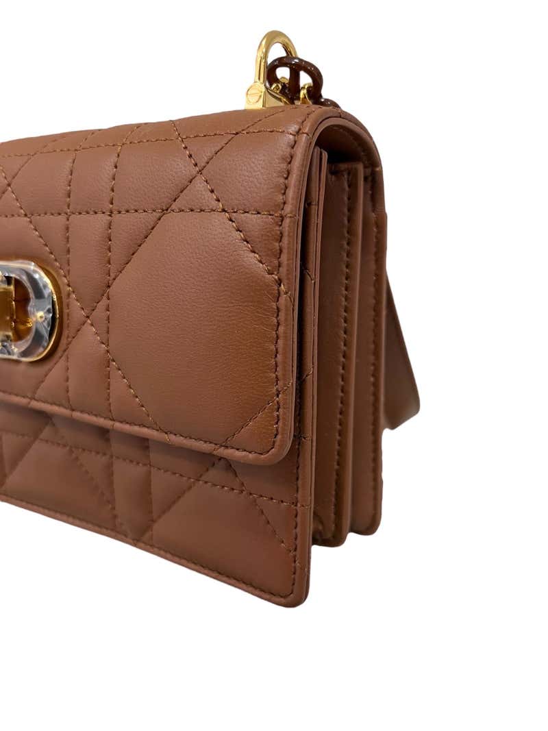 Miss Diôr Caro Borsa A Spalla Pelle Marrone