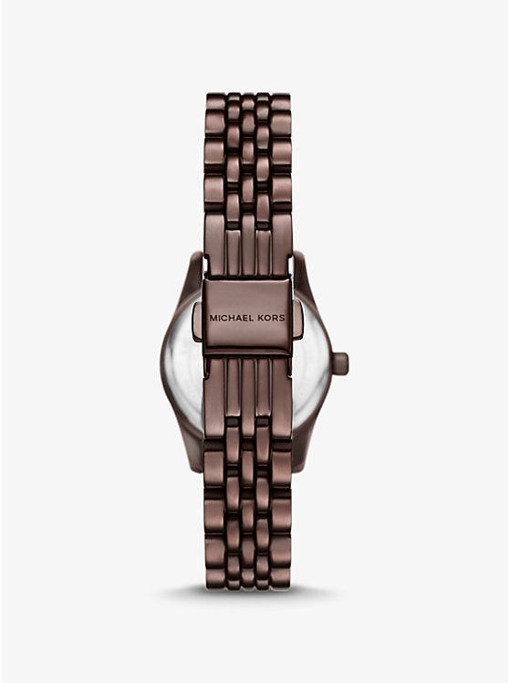 MICHAEL KORS
Petite montre Lexington espresso à pierres pavées