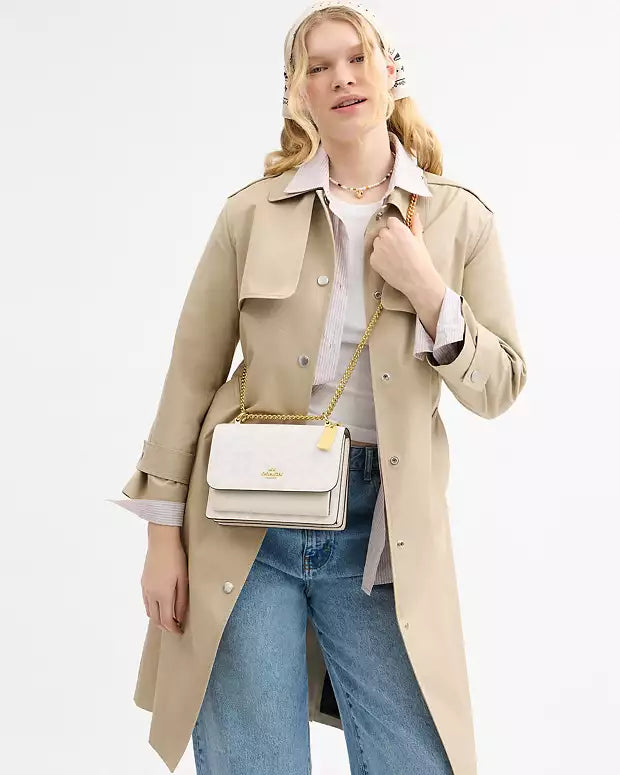 Co@ch Sac bandoulière dôme zippé en toile exclusive