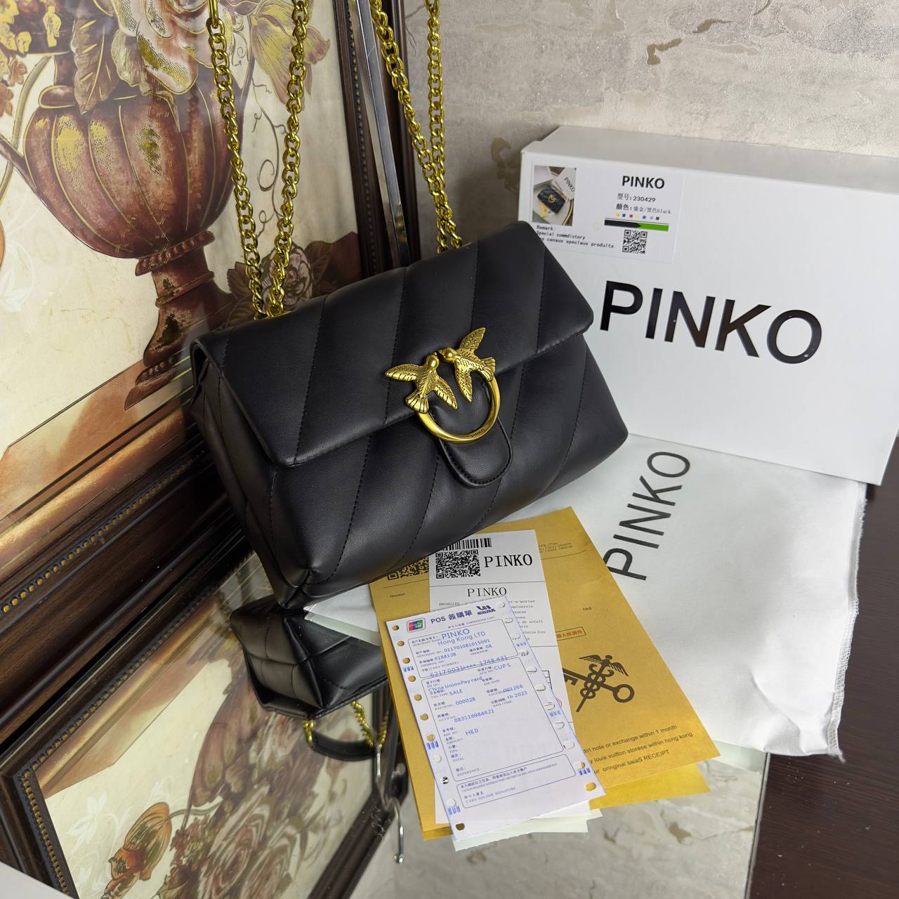 PÏNKÔ 
sac porté épaule Big Love Puff