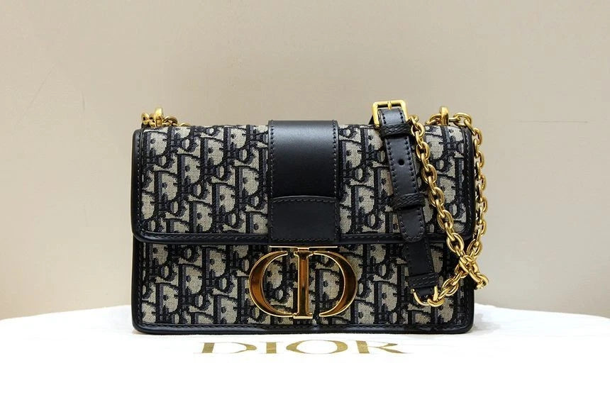 Diôr Sac chaîne 30 Montaigne
Toile jacquard Diôr Oblique Noir