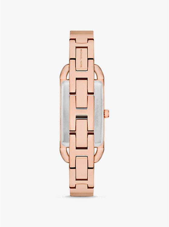 Michael Kors
Montre-bracelet miniature Empire de ton or rose à pavé