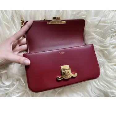 Cêlinë SHOULDER BAG CLAUDE AVEC CHAINE lézard