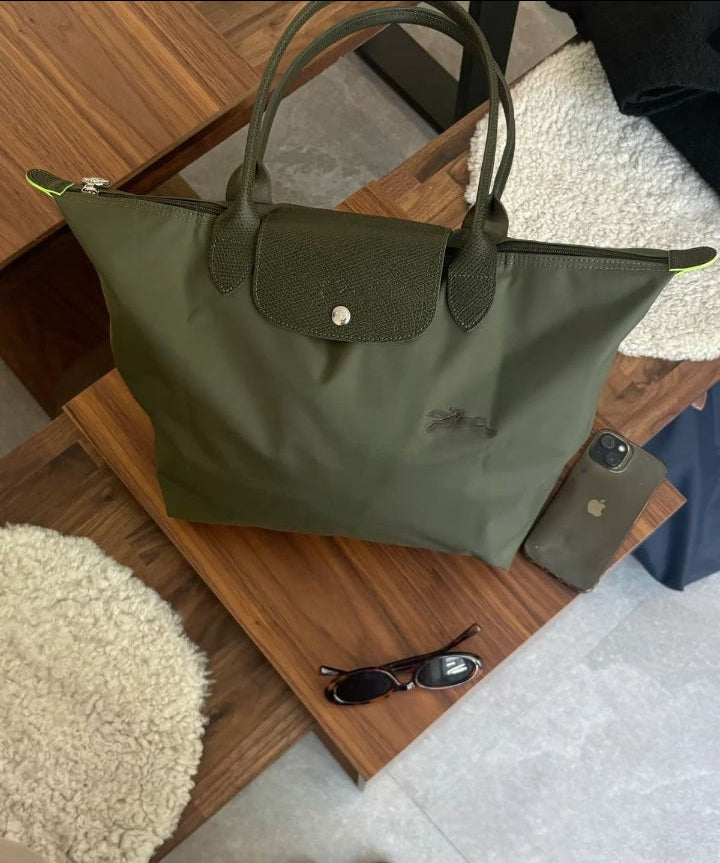 LONGCHAMP Le Pliage Green Bolso de hombro M