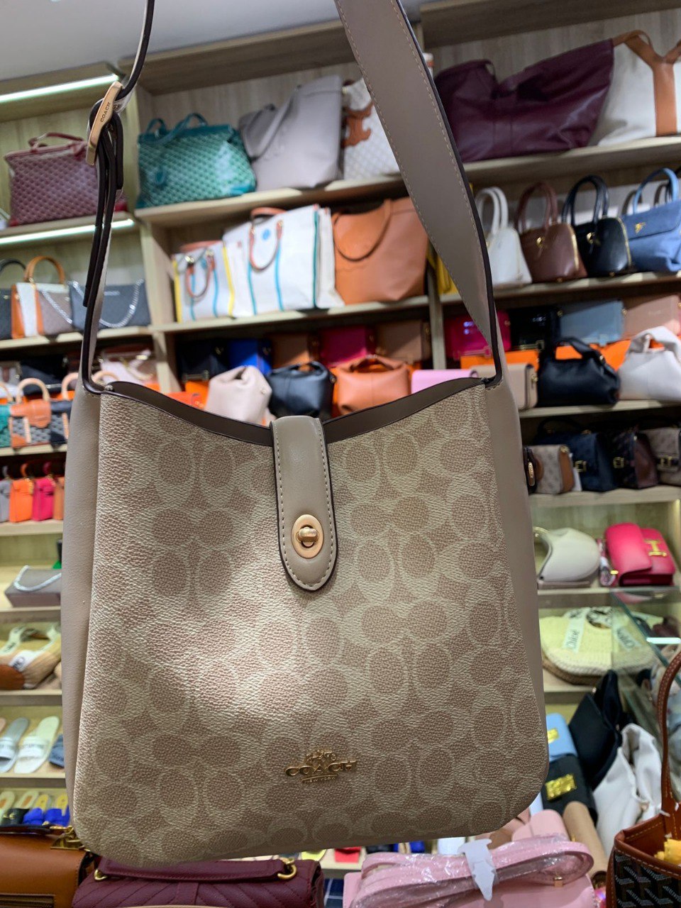 Co@ch Sac bandoulière convertible Hadley avec toile exclusive