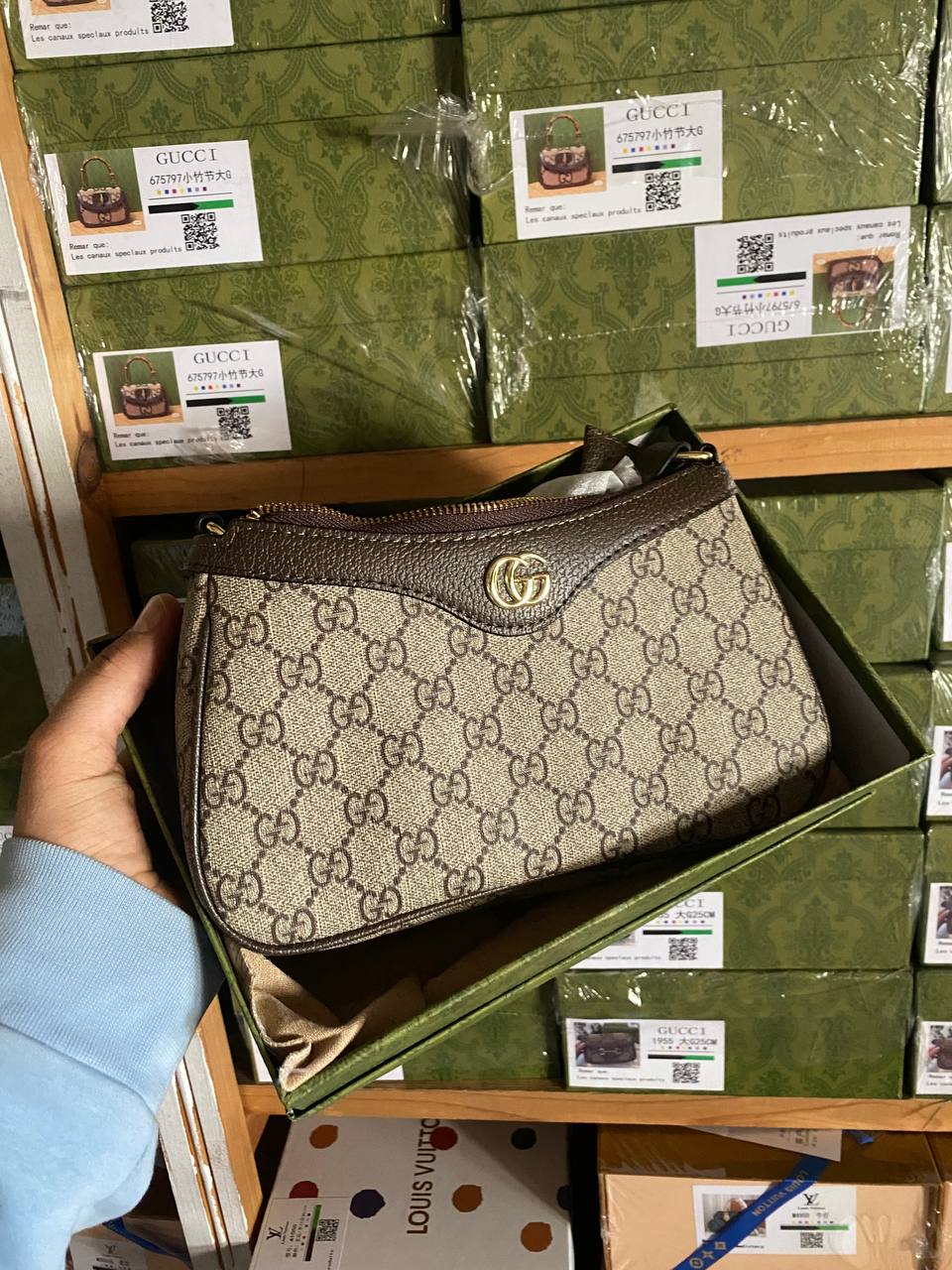 GG SAC À ÉPAULE OPHIDIA PETITE TAILLE