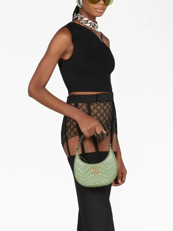 GG marmont half-moon shaped mini bag