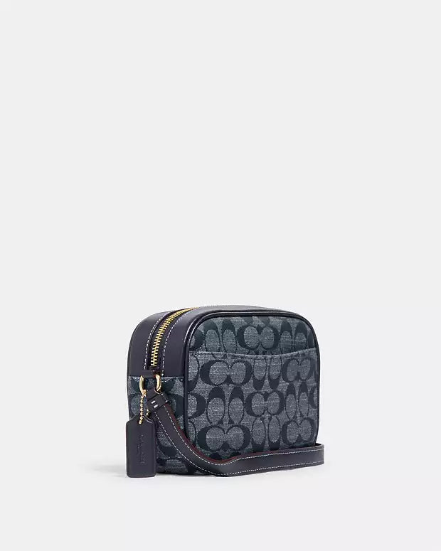 Co@ch Mini Jamie Camera Bag In Signature Chambray