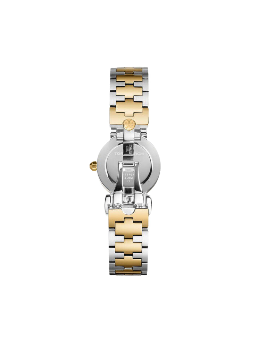 Montre Tory Burch Reva avec boîtier de 28 mm et bracelet bicolore
