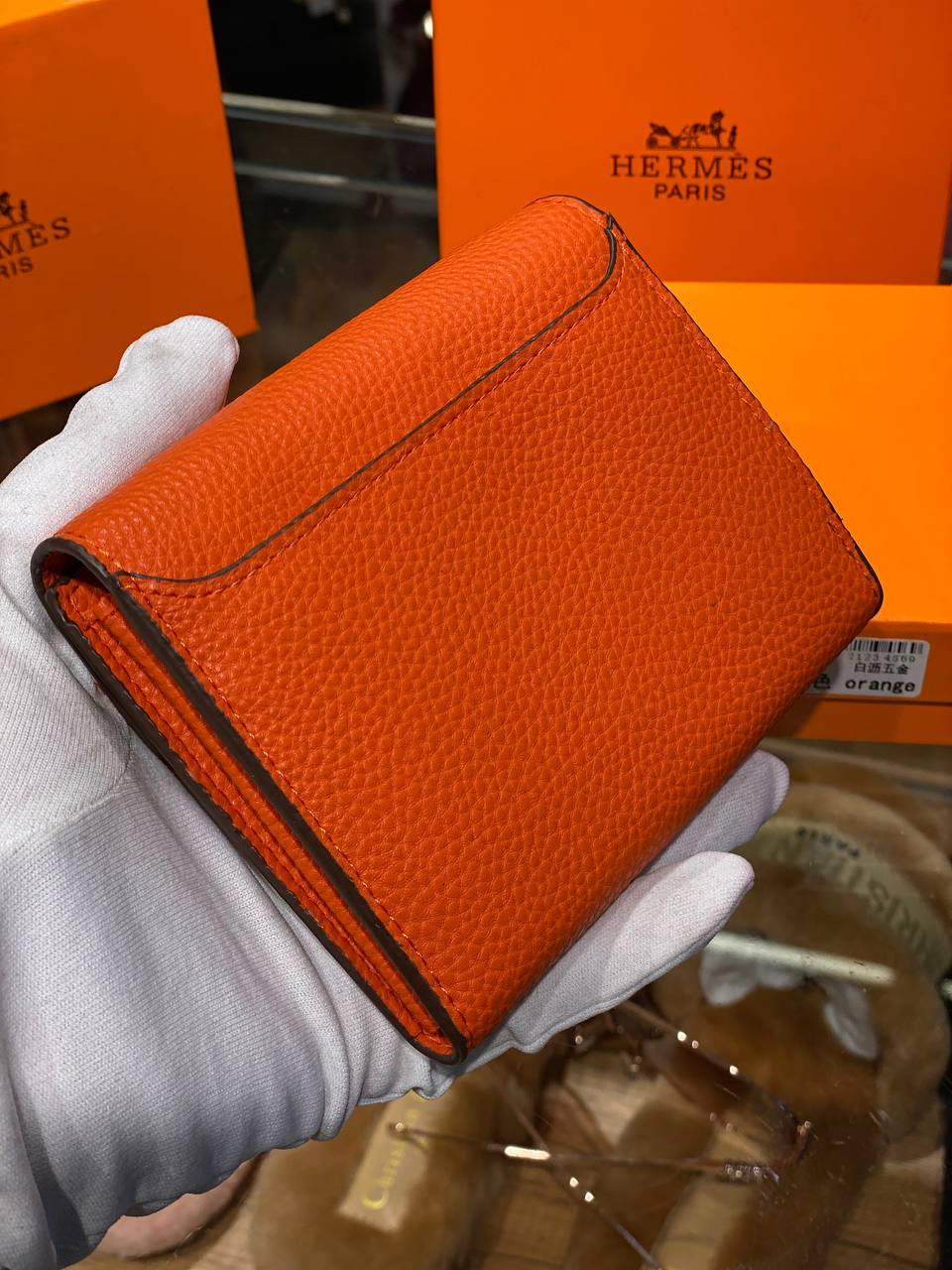 HRMS Constance Compact Wallet, Orange