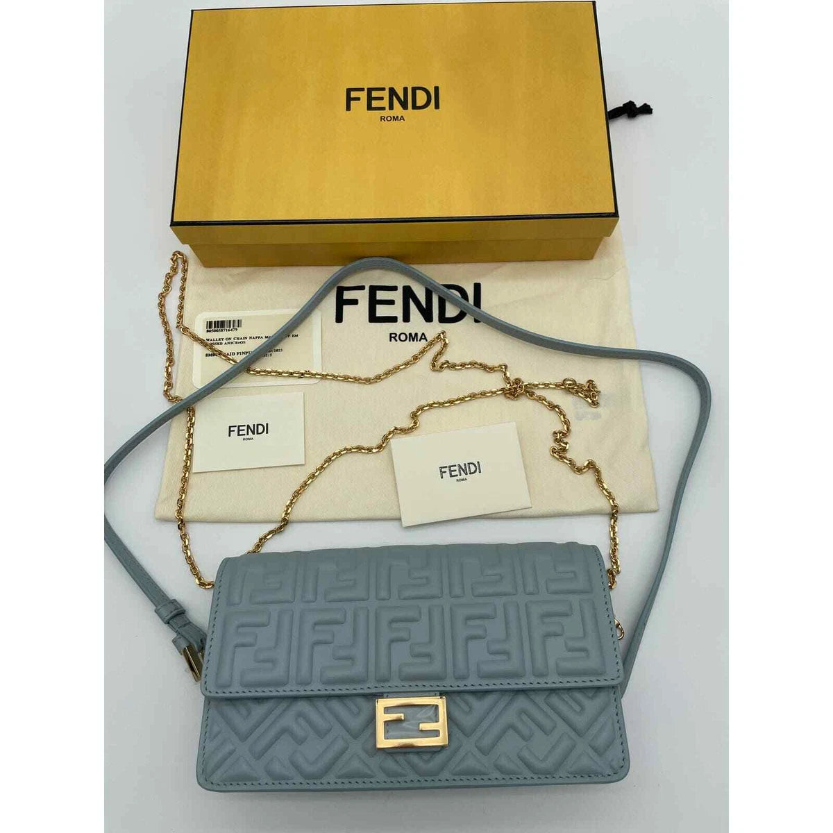 FÊNDÎ
portefeuille FF Baguette à bride en chaîne