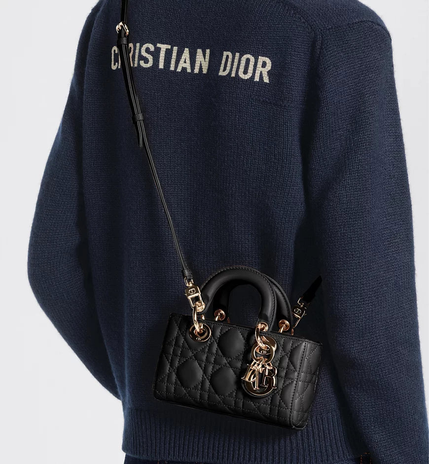 Ladÿ D-Joy Micro Bag
Black Cannage Lambskin