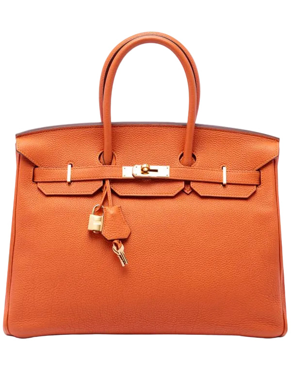 HRMS BIRKIN 35 LEATHER HANDBAG