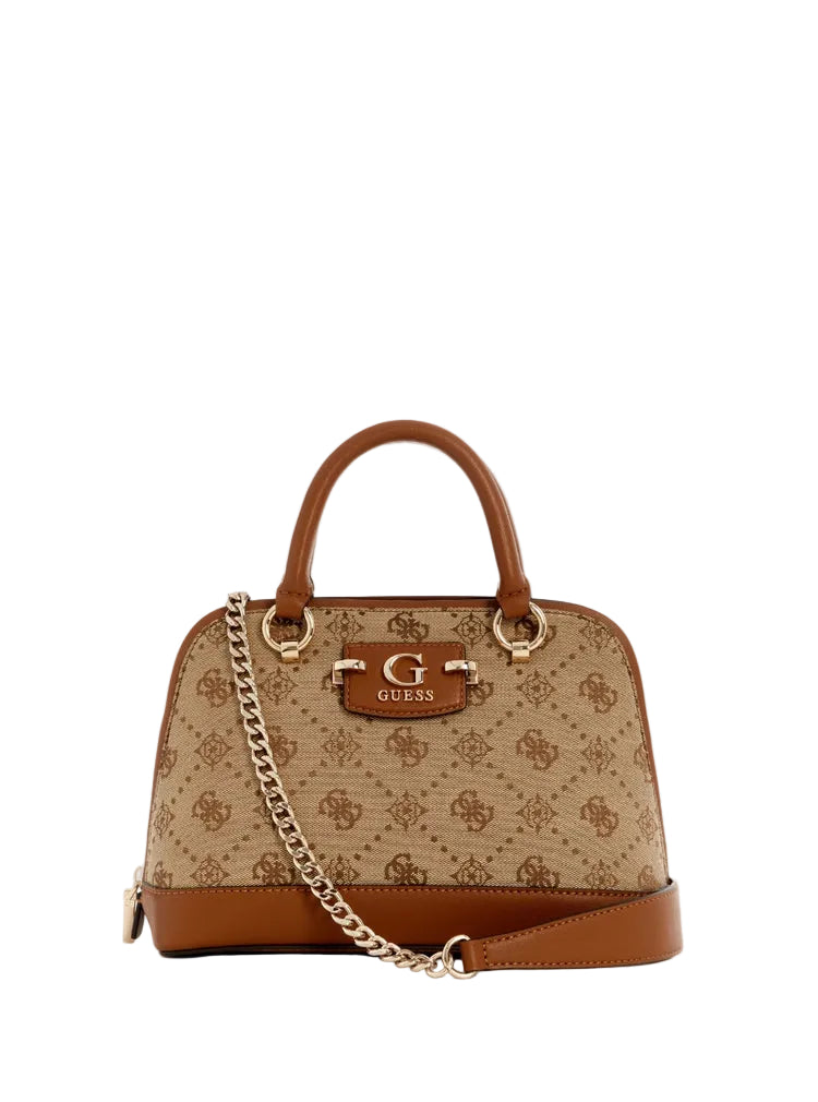 Guess Sacoche Neda Dome à logo marron
