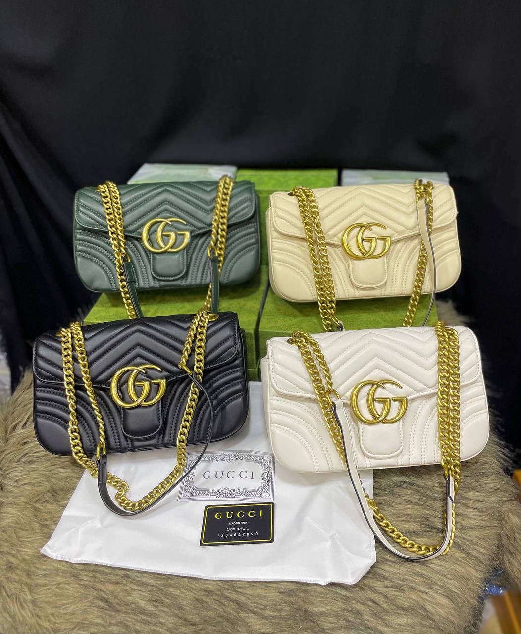 Sac à épaule GG Marmont moyen format