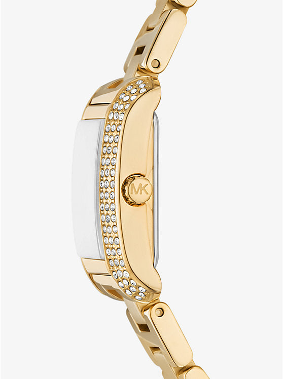 Mich@el Kors
Montre Emery miniature de ton or à pavé