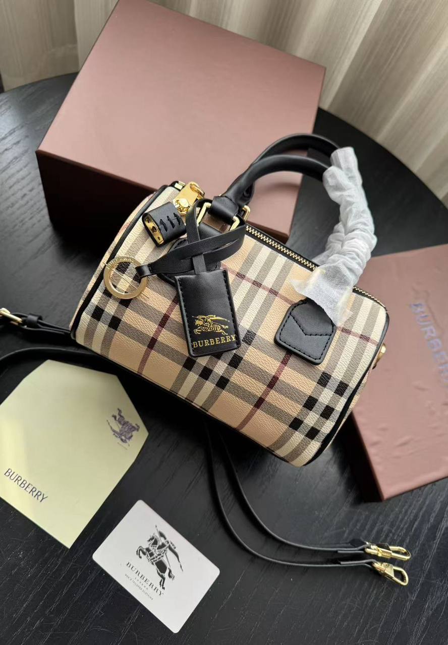 Bûrberrÿ Mini Check Bowling Bag