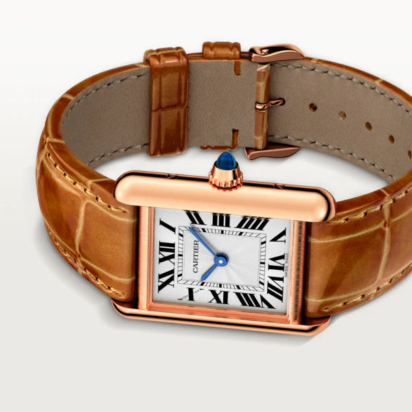 Tank Louis C@rtier watch
Small model, hand-wound mechanical movement, rose gold