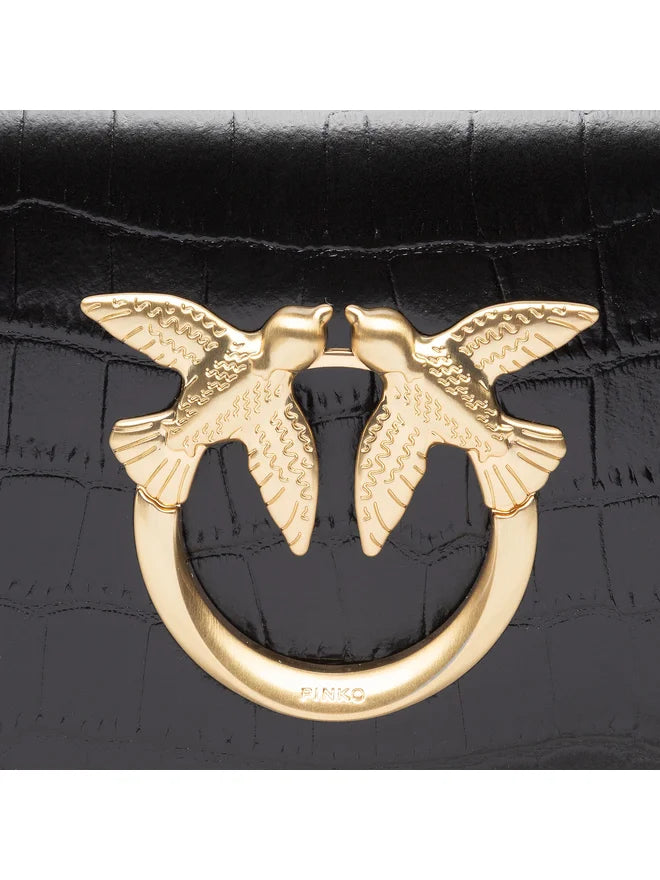 PÏNKÔ Mini sac Love Click Pure Shapes, Noir