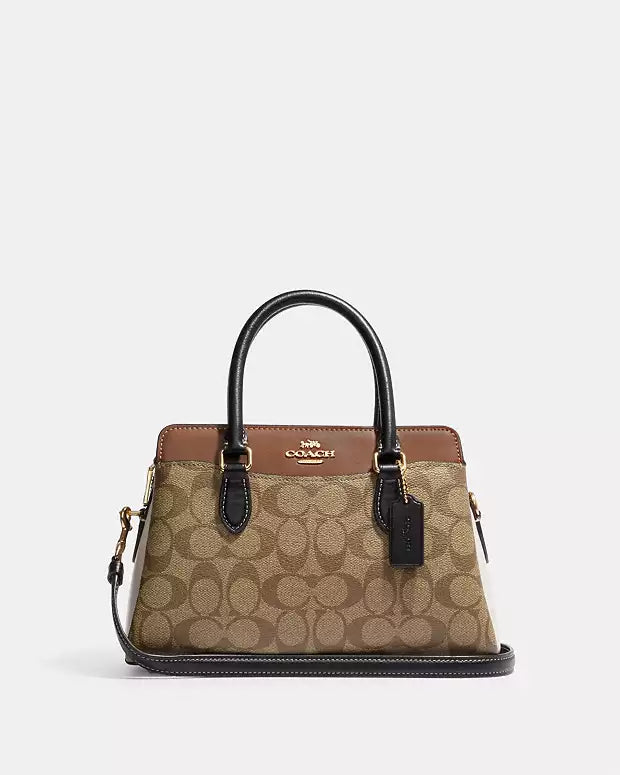 Co@ch Mini Cabas Darcie En Toile Exclusive Color Block