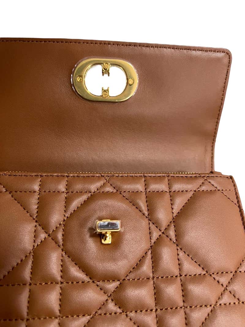 Miss Diôr Caro Borsa A Spalla Pelle Marrone