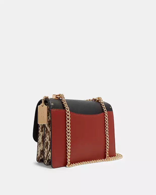 Co@ch Porté Croisé Klare En Toile Signature Avec Oeillets