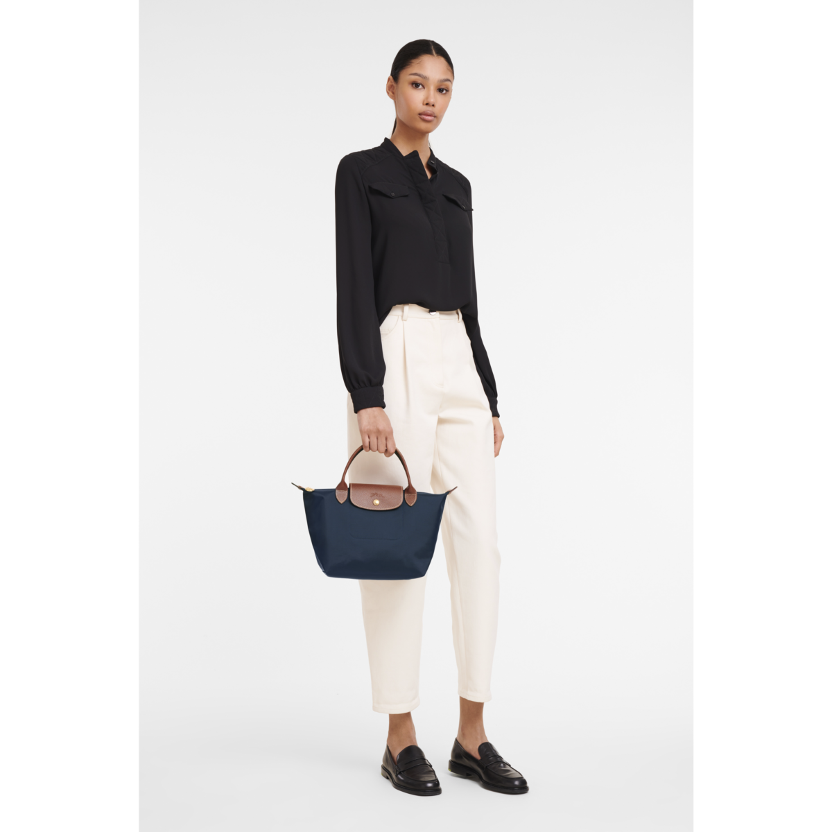 Le Pliage S Handbag
Navy - Canvas