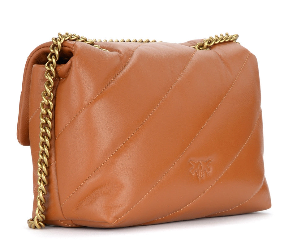 Pïnkô Bolsa Mini Love Bag Puff de piel