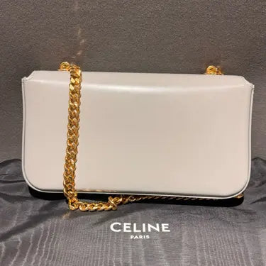 Cêlinë 
Sac bandoulière Triomphe chain, Blanc
