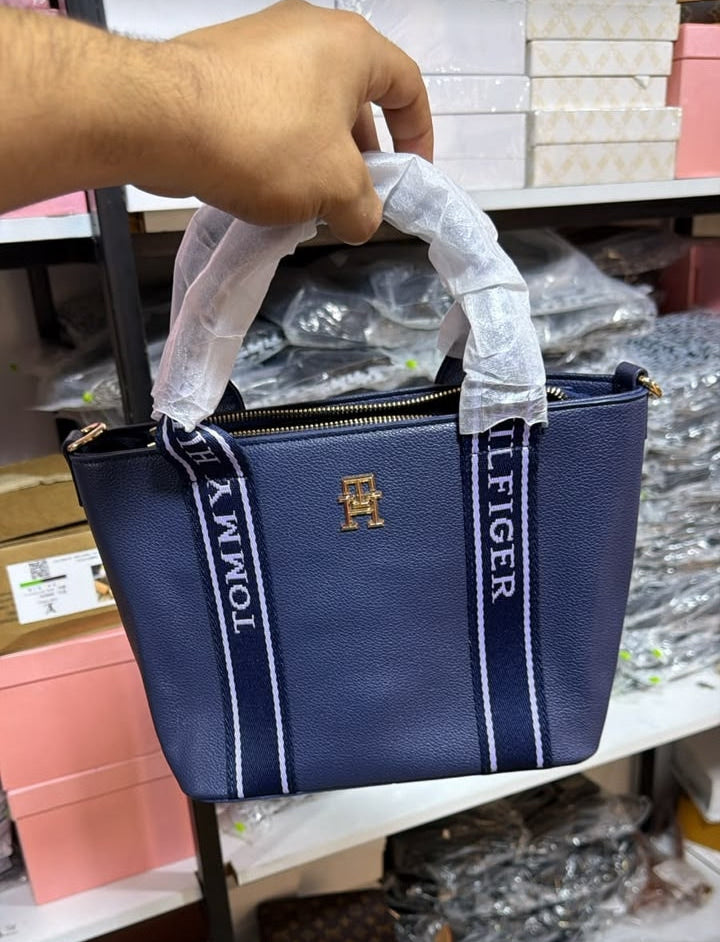 Tommy Hilfiger Sac porté épaule bleu marine