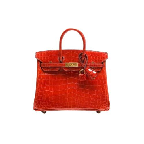 BIRKIN 35 HRMS CROCO ROUGE