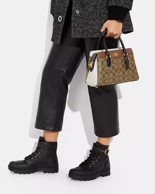 Co@ch Mini Cabas Darcie En Toile Exclusive Color Block