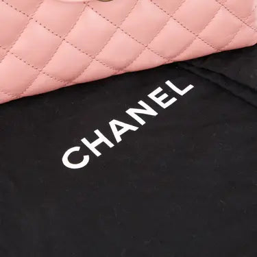 Sac Ch@nel Kelly, petit modèle, rose clair