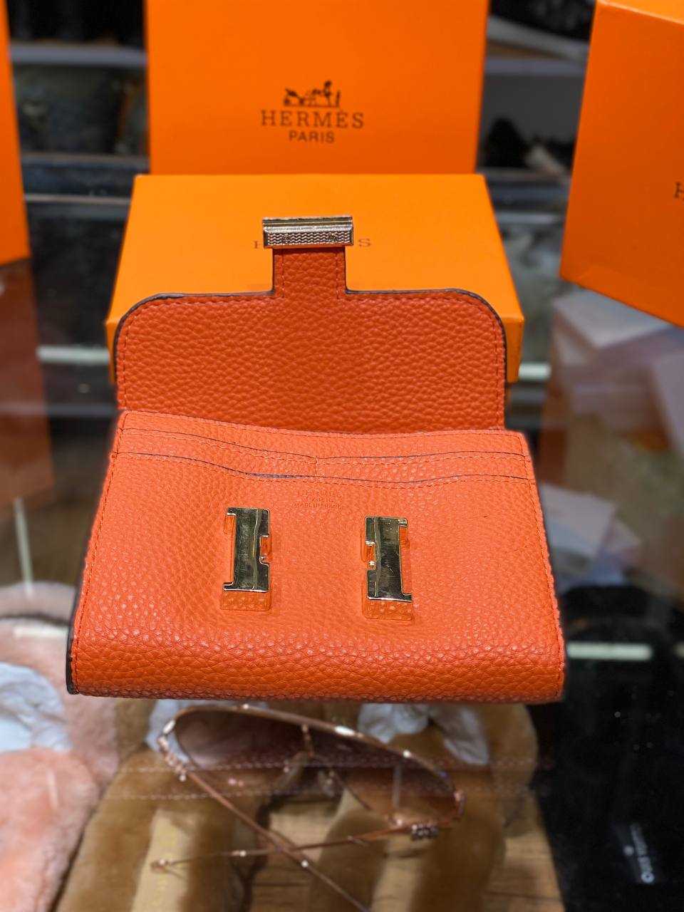 HRMS Constance Compact Wallet, Orange