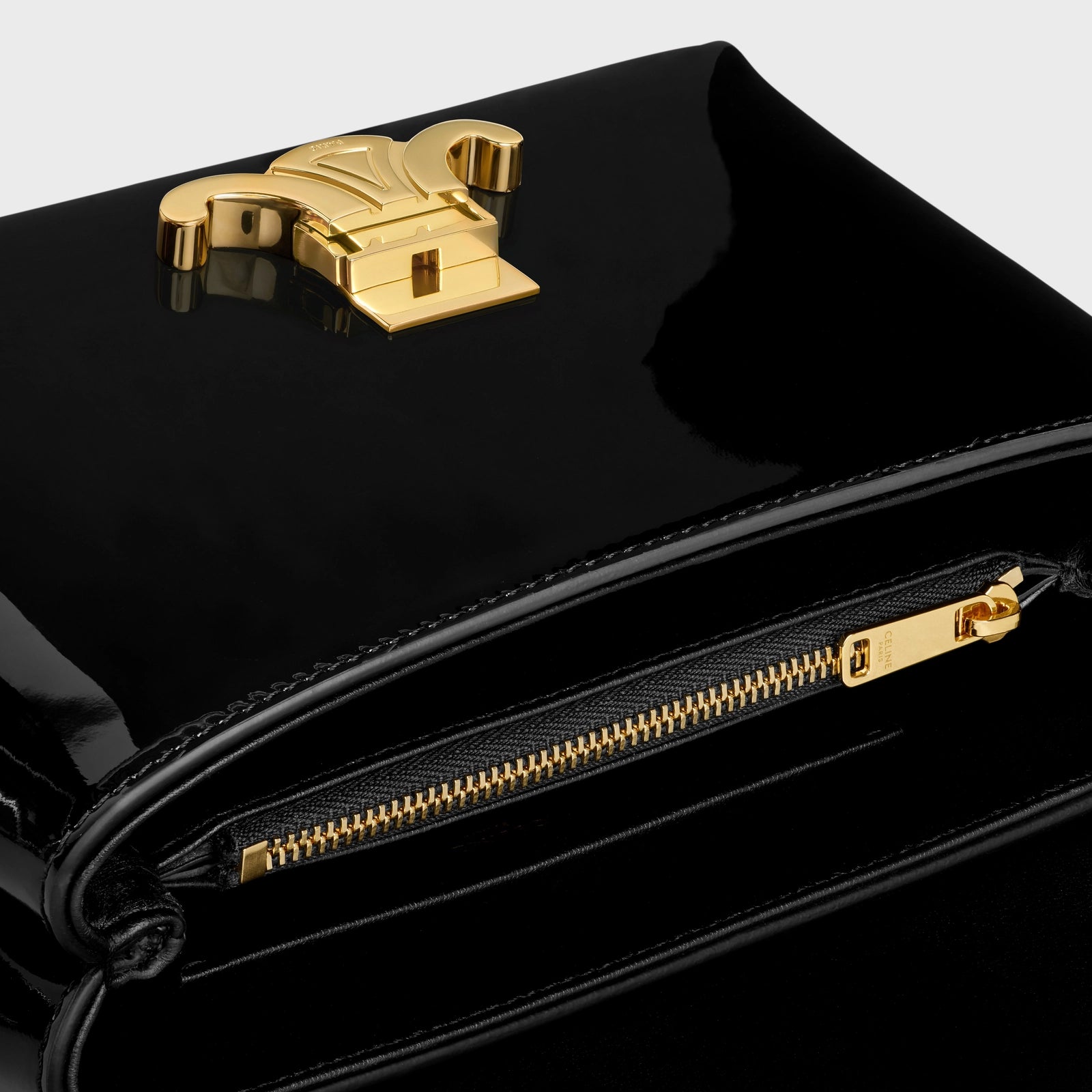 Cêlinë Teen Nino Bag In Patent Calfskin