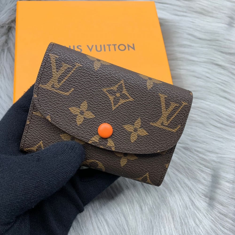 LV Portefeuille Roselle - Marron et orange