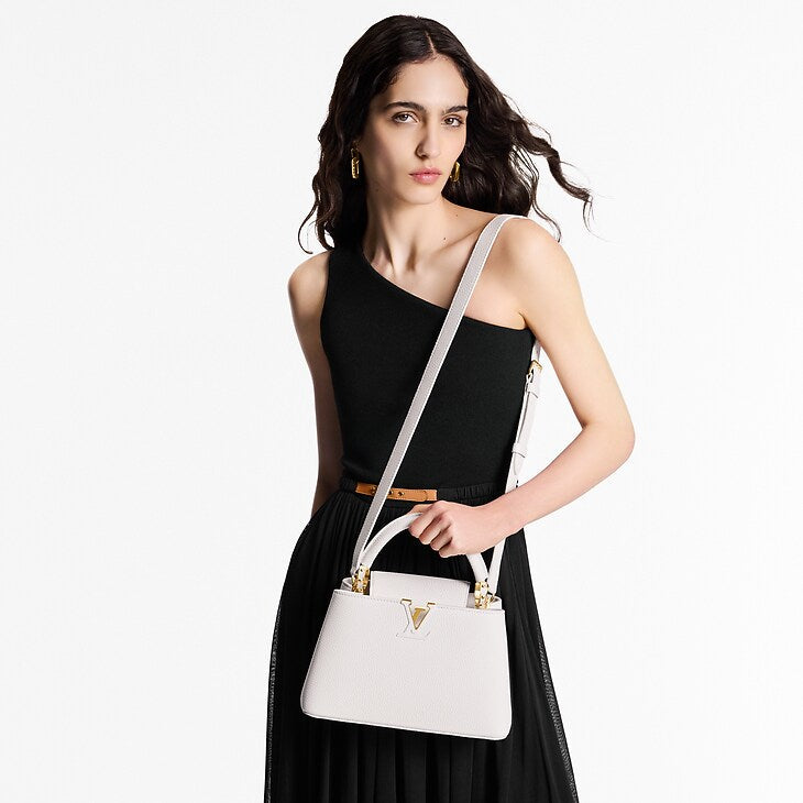 LV Sac Capucines BB En cuir