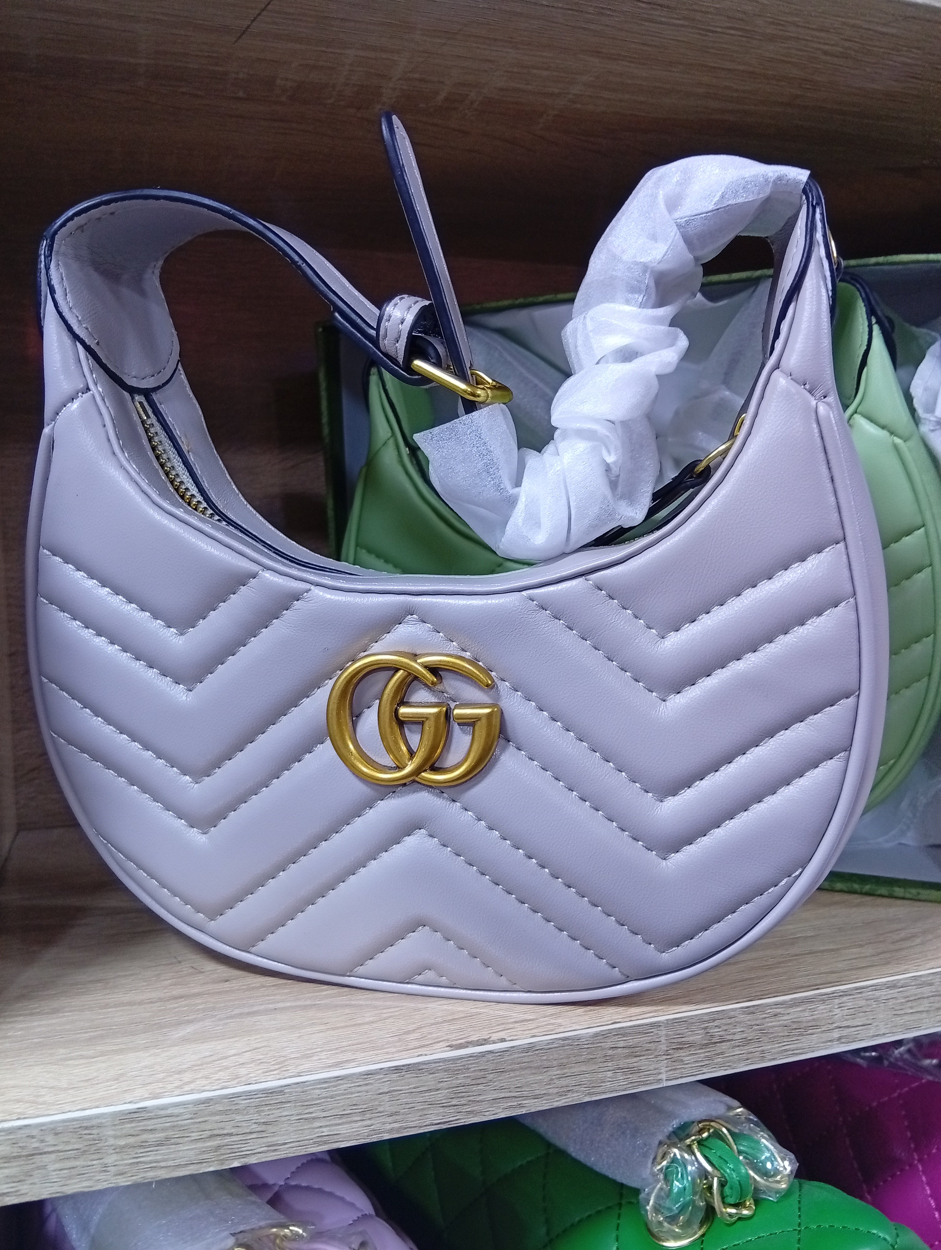 GG marmont half-moon shaped mini bag