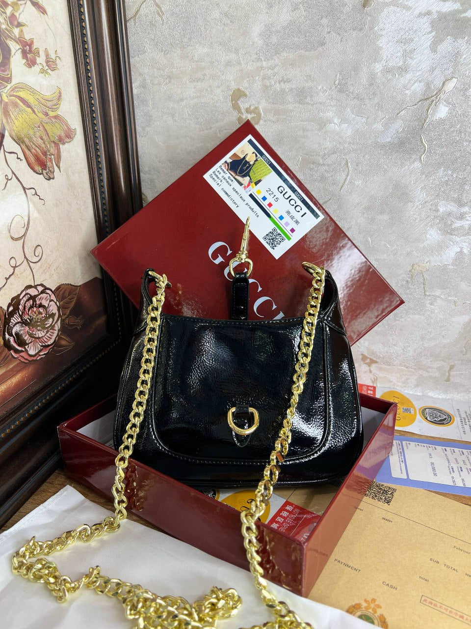 Sac GG Jackie Notte mini format