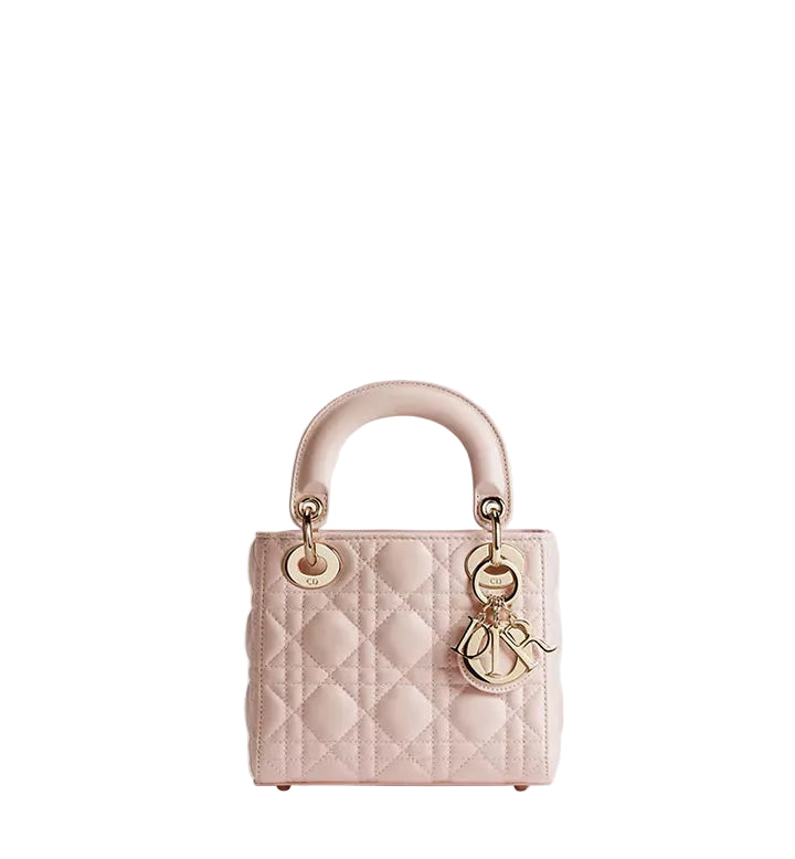 Sac Ladÿ Dior Mini
Cuir d'agneau Cannage rose poudre