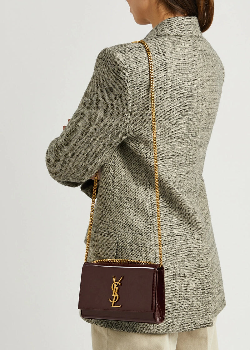 S@int L@urent Petit sac à bandoulière Kate de  « Chocolat épicé »