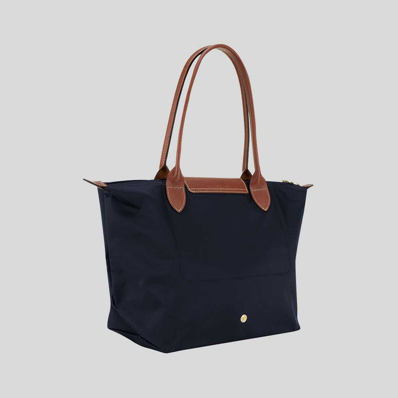 LÔNGCH@MP Le Pliage Cuir M Tote Bag
