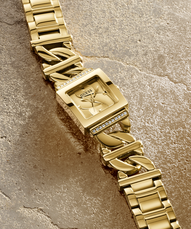 GÛESS Ladies Gold Tone Analog Watch
21mm