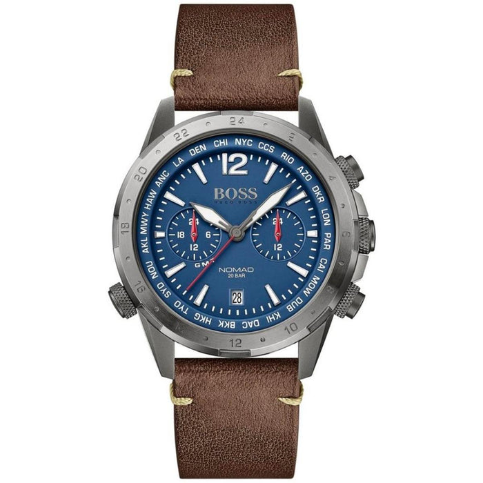Montre HUGÔ BOSS Pour Homme Nomad en cuir, 1513773